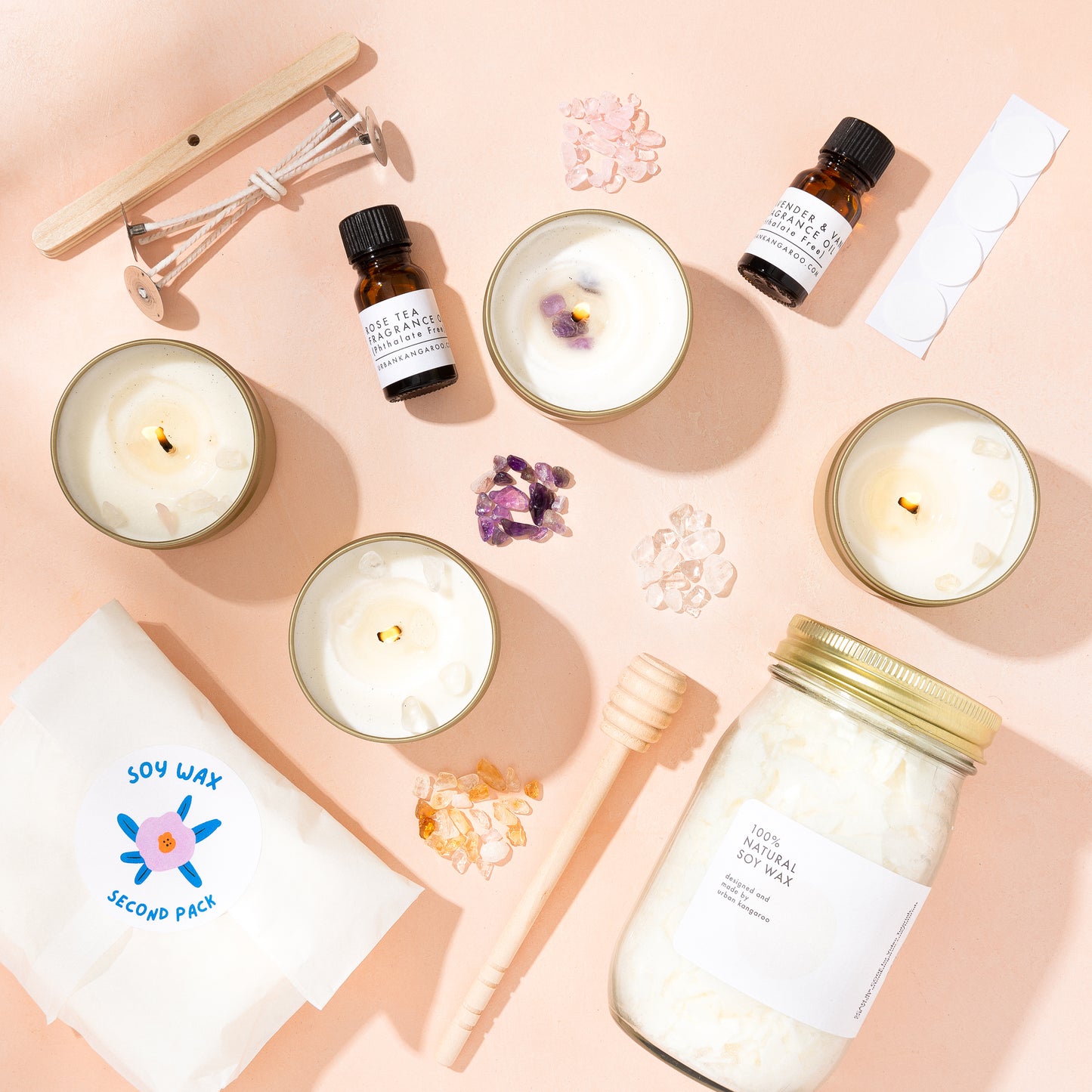 Cosmic Crystal Soy Wax Candle Making Kit